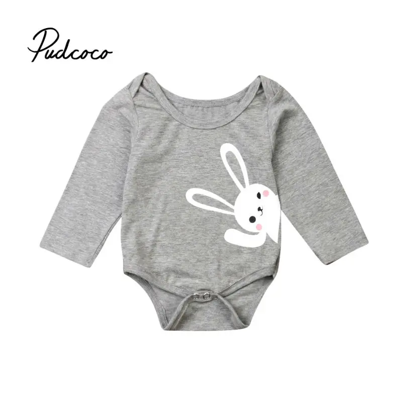 Pudcoco 2019 стильный модный дизайн для новорожденных мальчиков и девочек однотонный