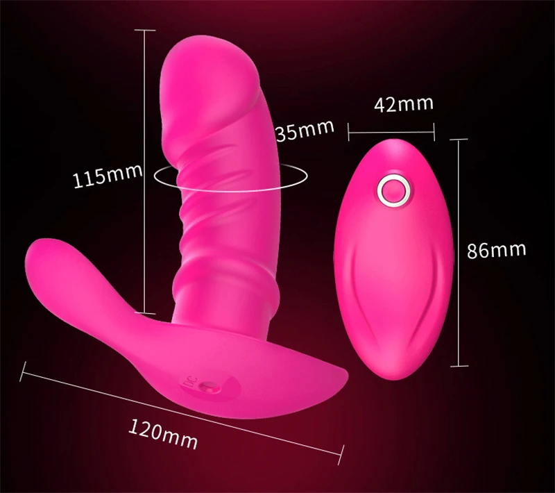 12 Скоростей мощный нагревательный носимый фаллоимитатор бабочка вагинальный