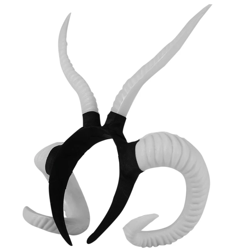 Имитация рога Рога головная повязка из козьего черного головной убор ведьмы