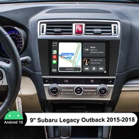 9 inch android 10 car stereo multimedia player autoradio carplay reverse camera for subaru legacy subaru outback 2015 2018 wifi