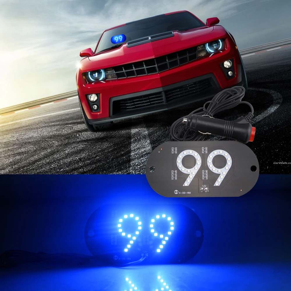 Geetans 1 шт. 99pop такси светодиодный Авто Blub лобовое стекло автомобиля кабина