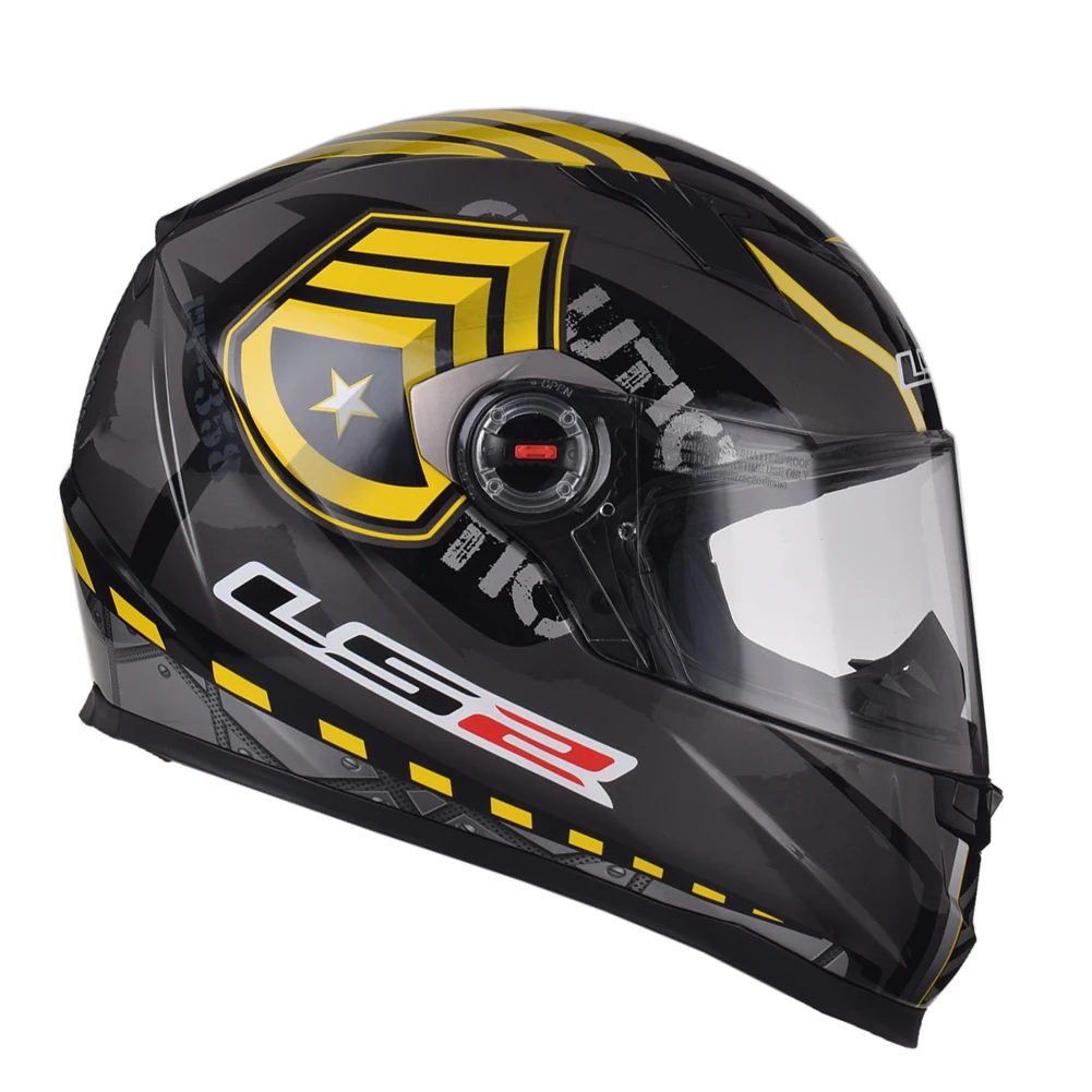 LS2 Ветеран полный лицо мото гоночный мотоциклетный шлем велосипед Краш Мотор Kask