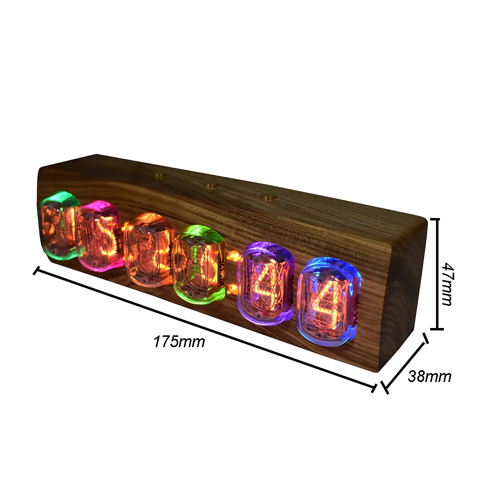 Lusya индукционный выключатель в 12 светящаяся трубка трубки электронные часы с