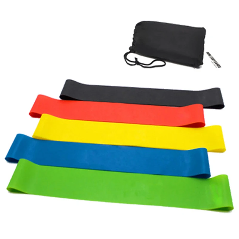 Набор эластичных резинок для спортзала йоги спорта фитнеса круг упражнений THJ99 |