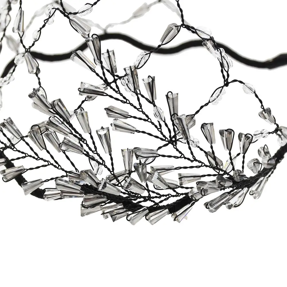 Уникальные свадебные головные пряжки полные стразы короны и тиары повязки для