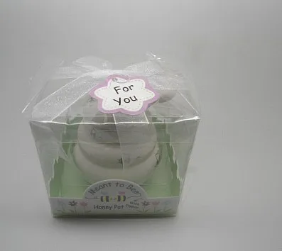 Акция продажа &quotпредназначено для пчелы&quot Керамический медовый горшок с