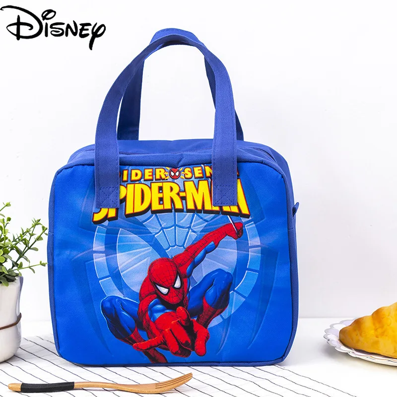 

Disney picnic basket children's insulated lunch box large capacity canvas lunch box tote bag lunch bag camping food storage bag
