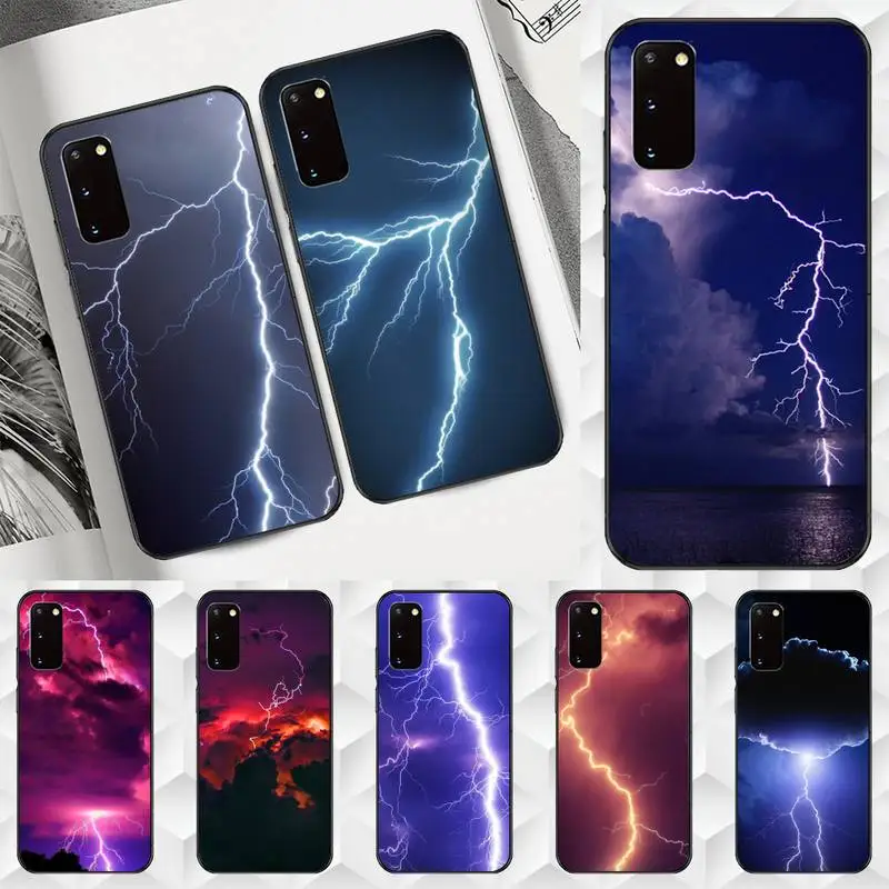 

Sky lightning Style Phone Case for Samsung A6 A6S A9 A530 A720 A750 A8 A9 A10 A20 A30 A40 A50 2018 cover coque