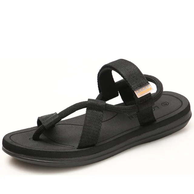 

New summer sandals men tide couple beach shoes lightweight men's Vietnamese slippers trade Simple sandals Two wear H433
