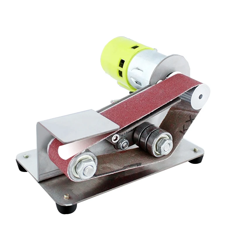 

150W Electric Belt Sander Polishing Grinder Sander Grinding Tool Cutter Edges Sharpener Fixed 15 degree Sander Belt Machine