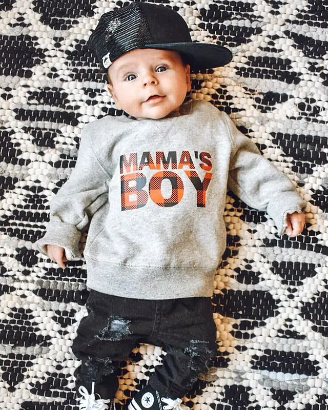 2020 New Hot 0-3Y MAMA Toddler Baby Boy Top Sweatshirt Long Sleeve Letter print Autumn Cotton Clothes Kids Outwear ropa de bebe |