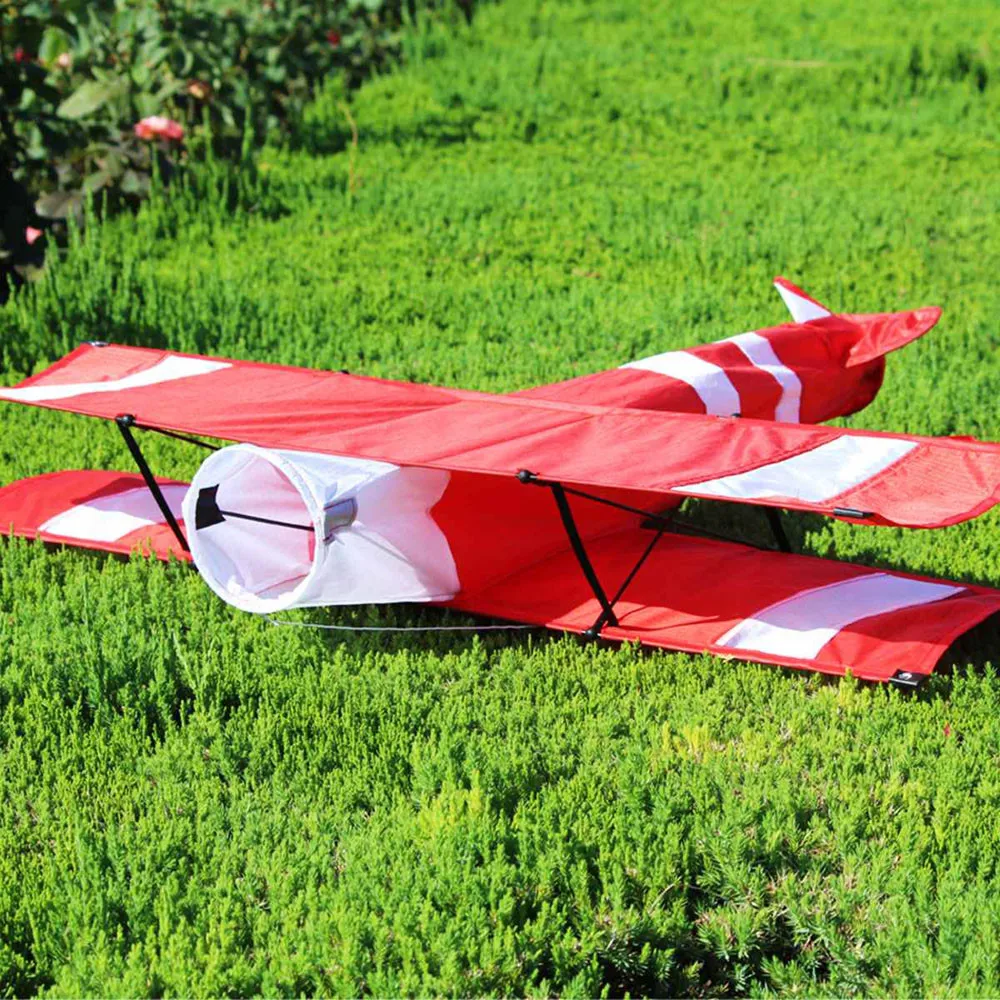 

3d Single Line Red White Kites Outdoor Fun Sports Beach Kite With Red Tail Flying Kite For Educational Toys For Kids Gift
