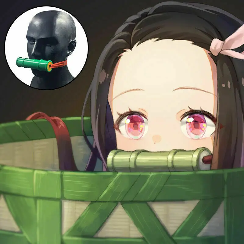 Японское аниме Demon Slayer Kamado Nezuko реквизит для косплея ручная работа Kimetsu no Yaiba уплотнительная бамбуковая трубка палка для клюва