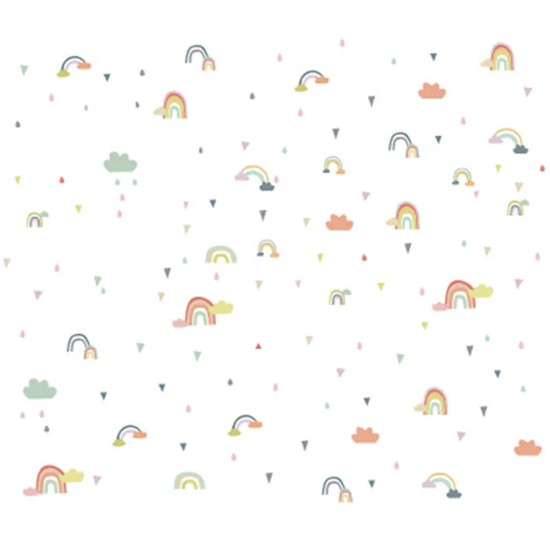 Милая Радужная детская комната настенная наклейка наклейки домашний декор | Дом