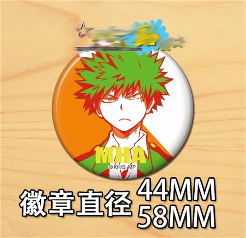 8 шт с героями из мультфильма Мой герой Pin значок косплея брошь Коллекционная