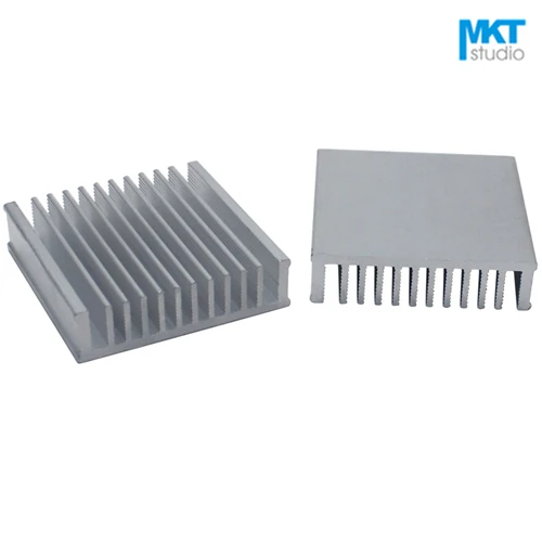

5Pcs Comb Type White 50*50*12.7mm Aluminum Cooling Fin Radiator Heat Sink For TO-3P, MOS, IC, Amplifier, Power