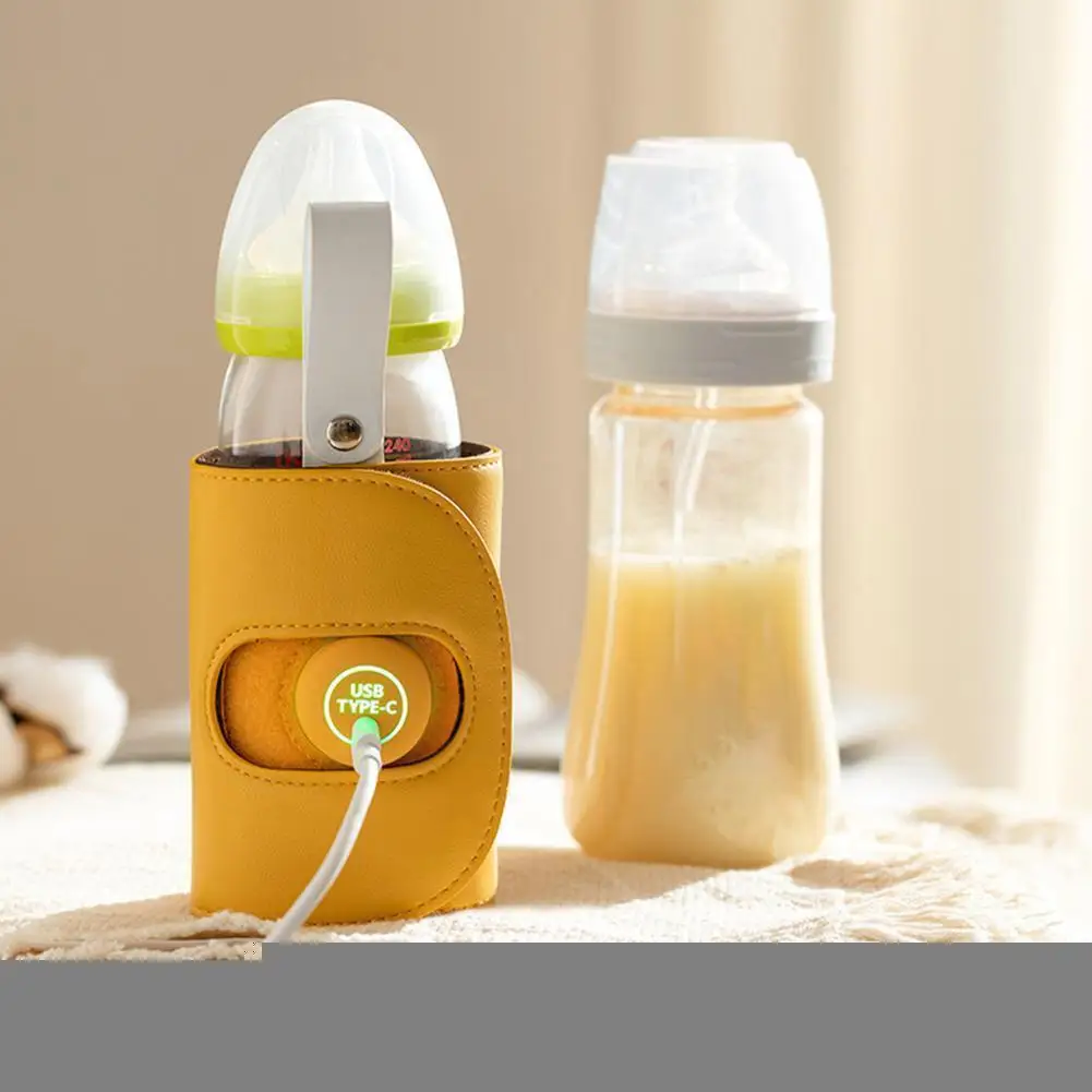 

Portable Baby Milk Bottle Warmer Usb Infant Feeding Bottle Heater Food Thermostat For Night Feeding Outside/ In Car Milk He E4f9