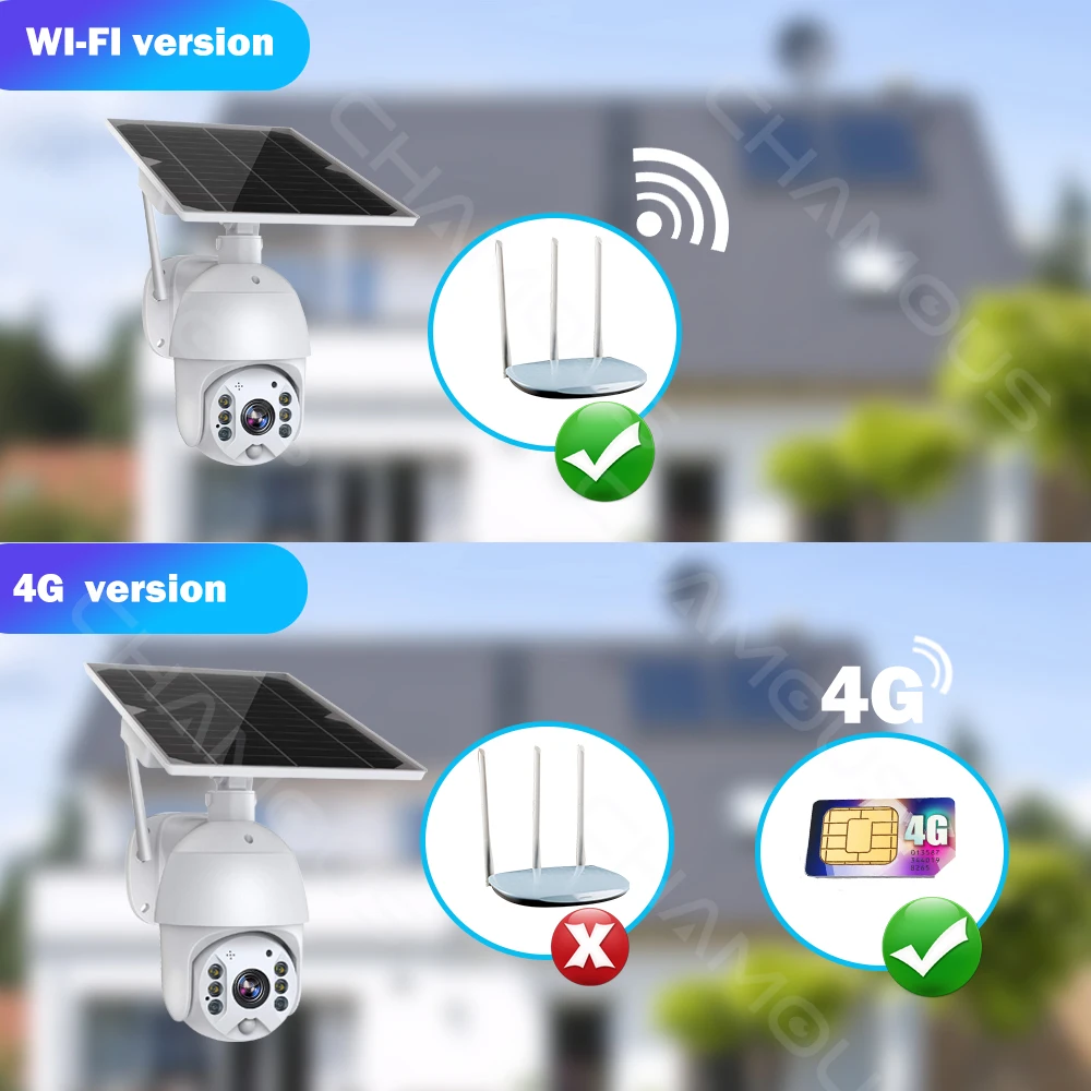 4G sim карта IP камера наружная PTZ CCTV WIFI 8W солнечная панель перезаряжаемая батарея