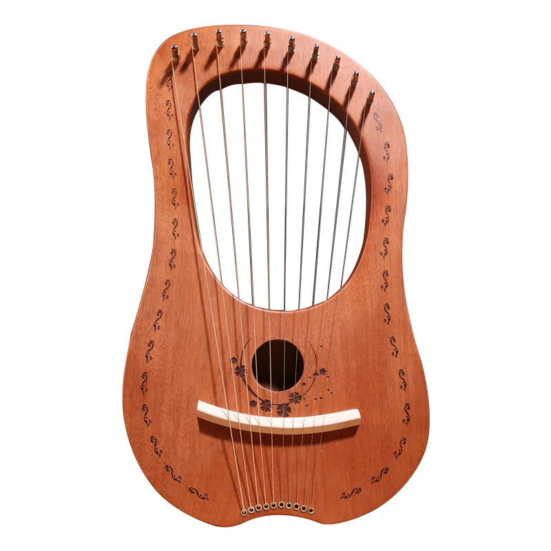 Lyre harp 10/16 струн ручной работы из красного дерева высокое качество + клавиши для