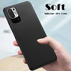 Тонкий чехол для Xiaomi Redmi Note 10 Pro Max 5G 10 S 10 Pro, силиконовый матовый Мягкий чехол из ТПУ для Redmi Note 10 S Poco M3 Pro