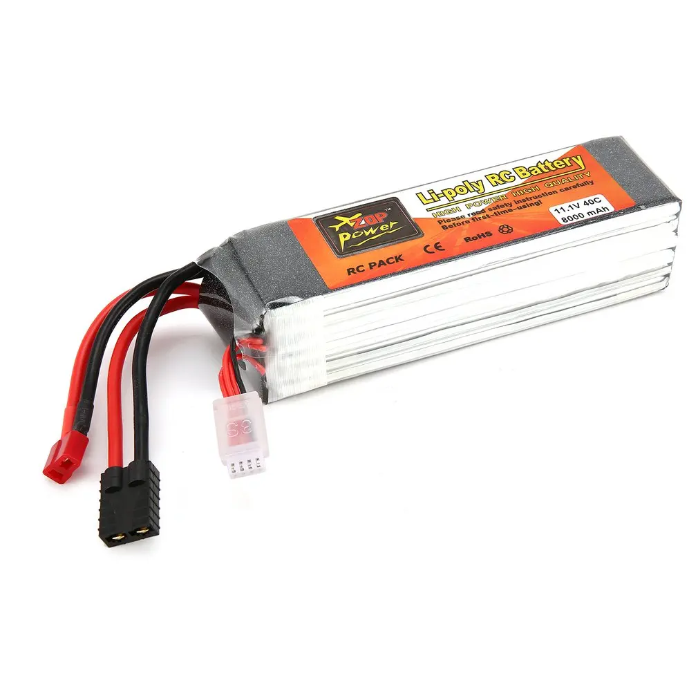 ZOP power 7 4 V 8000mAh 40C 2S 1P Lipo аккумуляторная батарея для радиоуправляемого гоночного