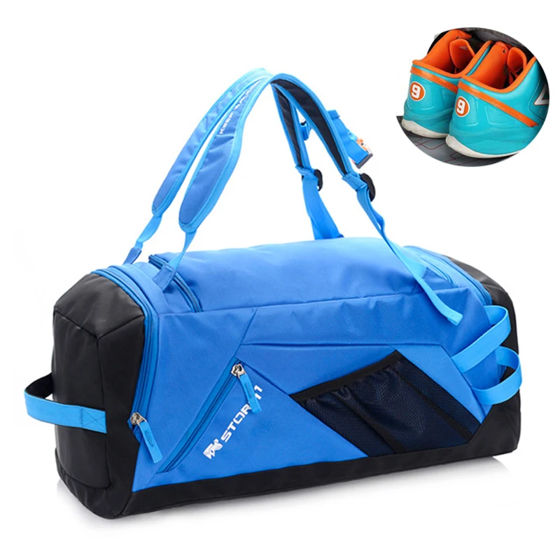 Горячая Большая вместительная спортивная сумка для занятий спортом на открытом