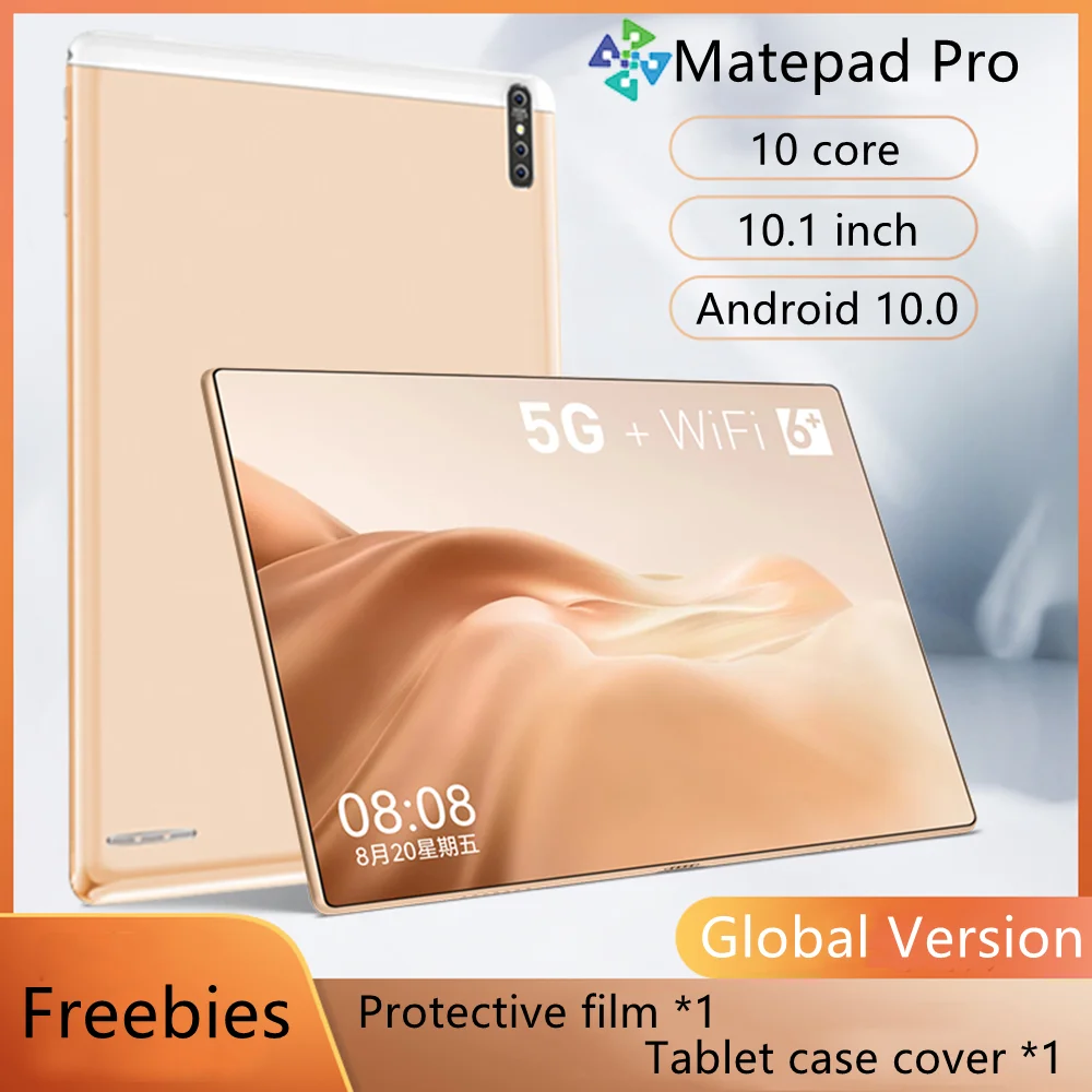 

tablet 10 inch Matepad Pro Graphics tablet 6GB+128GB TABLET ANDROID 10 Gaming laptop 4/5G smartphone tablet