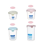 Банки для хранения, пластиковые, большие, прозрачные