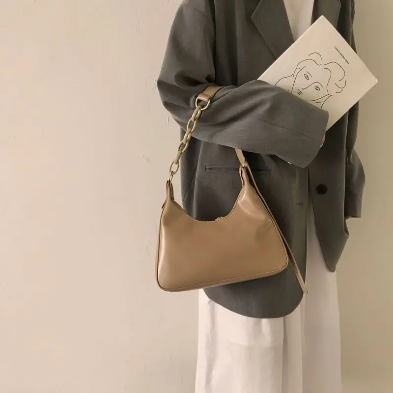 

Популярная женская сумка на плечо цвета хаки, новинка 2020, винтажная Сумка-тоут, корейские милые маленькие кошельки, повседневная женская су...