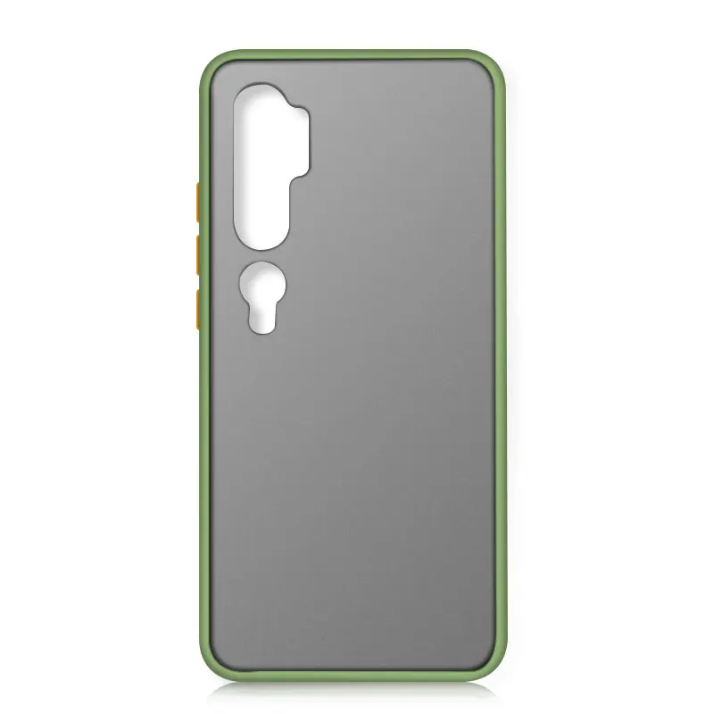 Light green Чехол для Xiaomi mi CC9 Pro контрастного цвета, силиконовый защитный чехол для телефона, mi Note 10 Pro CC9e A3 LITE, матовый чехол - Цвет: Light green