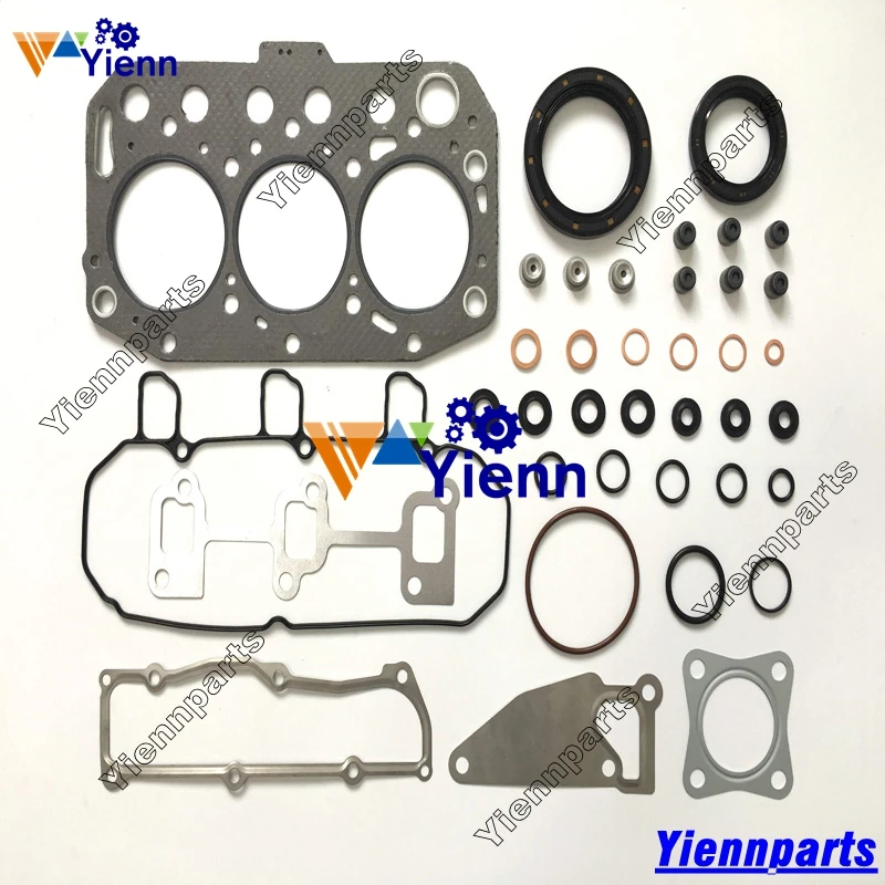 3TNV70 полный ремонт комплект прокладок с прокладкой головки для Yanmar John Deere Gator 850D 17D