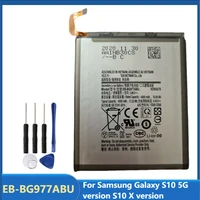 original replacement phone battery eb bg977abu for samsung galaxy s10 5g version s10 x version rechargable batteries 4500mah