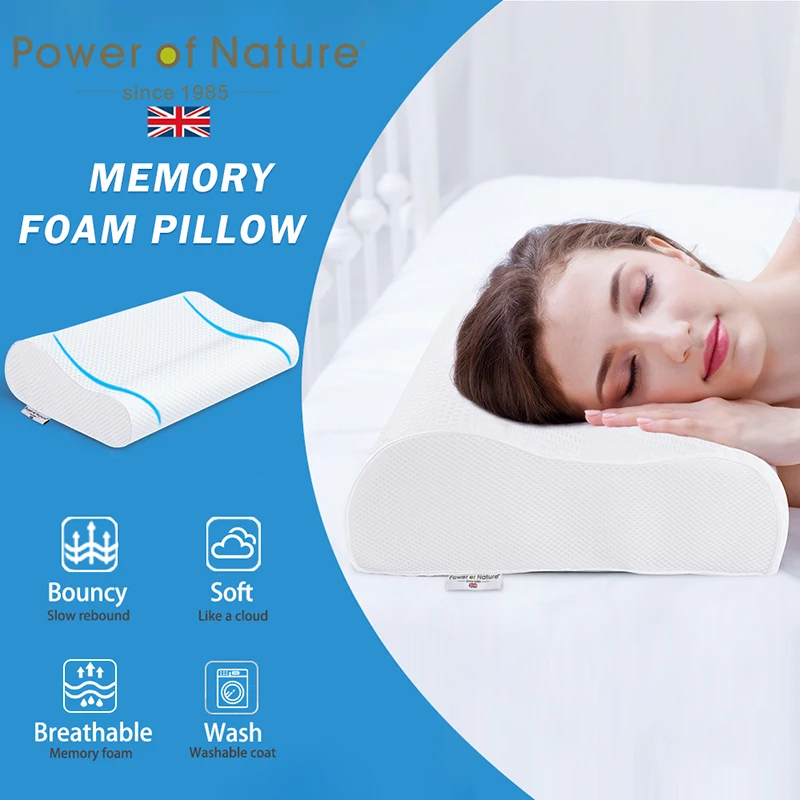 Power Of Nature 3d Mesh Neck Pillow Monery Foam Cervical Orthopedic Bedding Sleeping Pillows Decor Design Home Textile 50*30cm