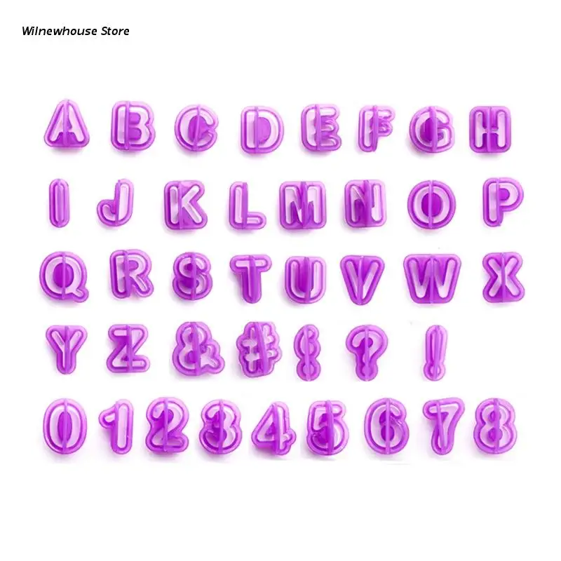 

F62A 54 шт. набор инструментов для украшения тортов номер английский символ формы Раскрашивание кисти тисненые круглые бусины вмятины