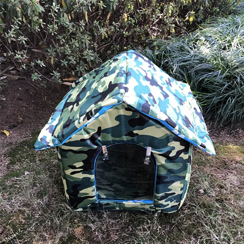 

Waterproof Pet Tent Dog House Cat Bed Outdoor Cave Kennel Mat For Pets Puppy Foldable Cats Dogs Cabin Dropshipping
