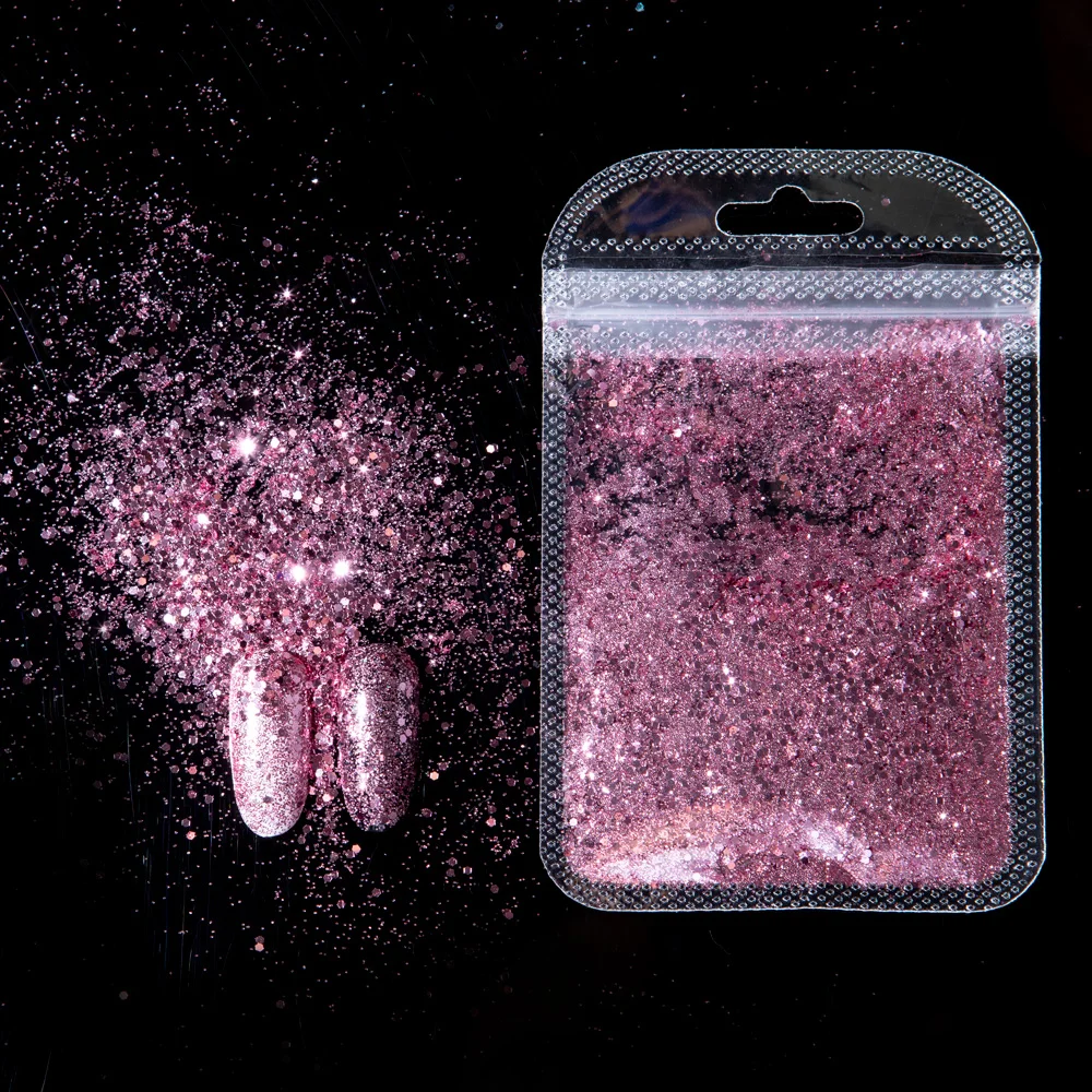 5g Красочный Блестящий Порошок для ногтей золотой серебряный блеск лица блестки