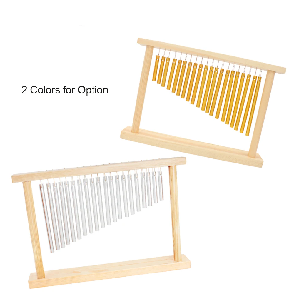 20-тоновые колокольчики настольные 20 бар Однорядный музыкальный перкуссионный