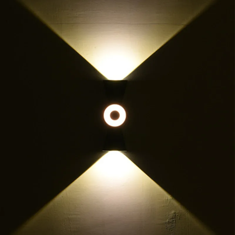 12W Modern simple creative outdoor waterproof wall lamp LED courtyard lamps gate terrace balcony garden light | Освещение