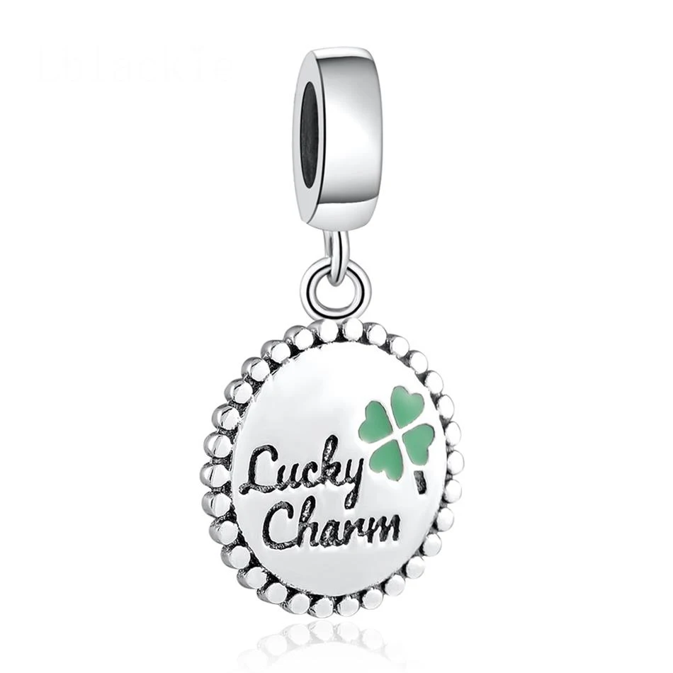 

Подвеска-Шарм «Счастливый клевер» из серебра 925 пробы с эмалью
