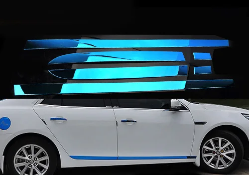 6 шт нержавеющая сталь для Chevrolet Malibu 2012-2018 под края двери украшения тела яркая