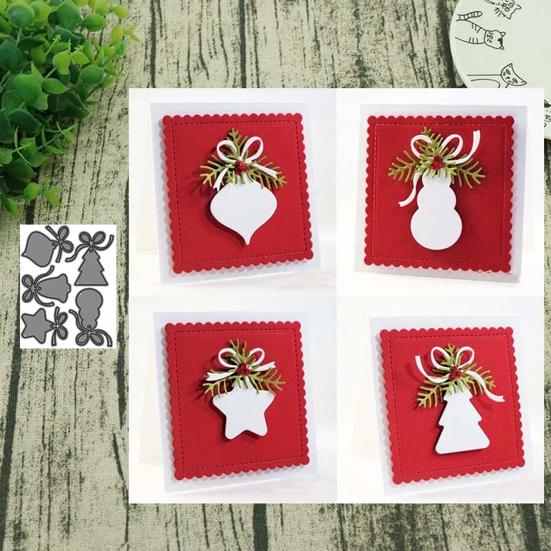 Металлические штампы Рождественская форма для вырезания колокольчиков