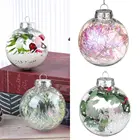 Рождественский кулон, подвесной шар, конфетная коробка, украшение для рождественской елки, домашнее украшение для вечеринки, подарки сделай сам, Детские сувениры