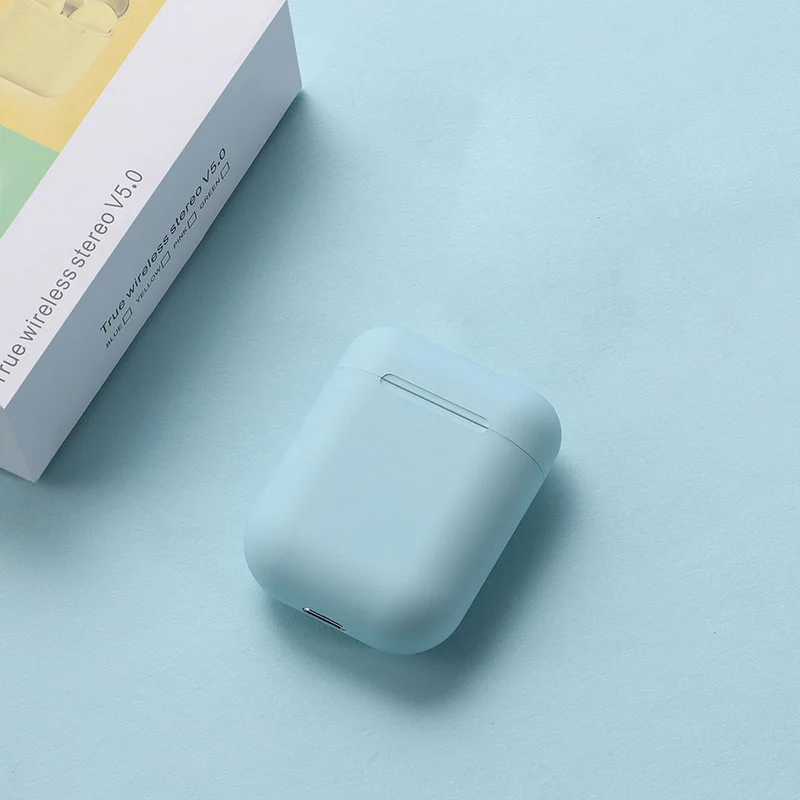 Blue Inpods 12 i12 TWS беспроводные наушники Bluetooth 5,0 спортивные наушники для iphone Xiaomi samsung - Color: Blue