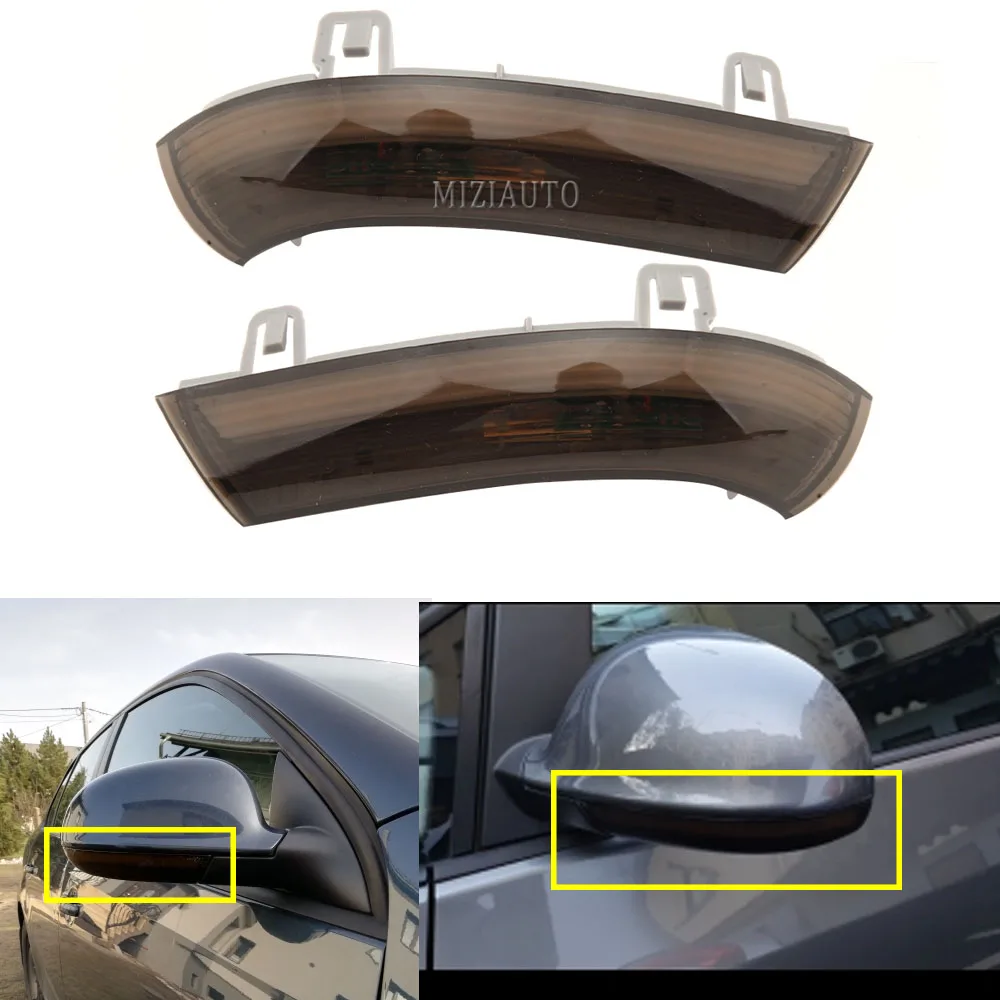 2 шт. зеркала индикатор динамический мигалка светодиодный поворотник светильник