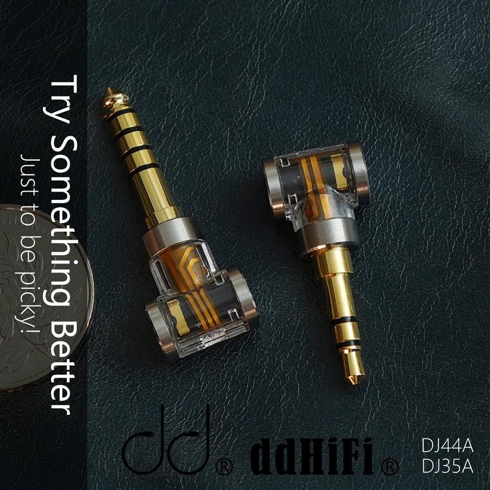 Сбалансированный адаптер DD ddHiFi DJ35A DJ44A 2 5 мм мама к 3 мм/4 4 папа для наушников кабель