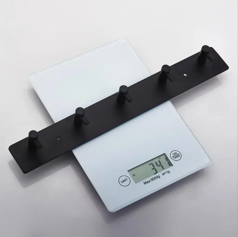 

Black Robe Hook Bathroom Stainless Steel Towel Hook Bag Hat Hook Wall Mounted Clothes Coat Hook Wall Hanger Bathroom Hardware