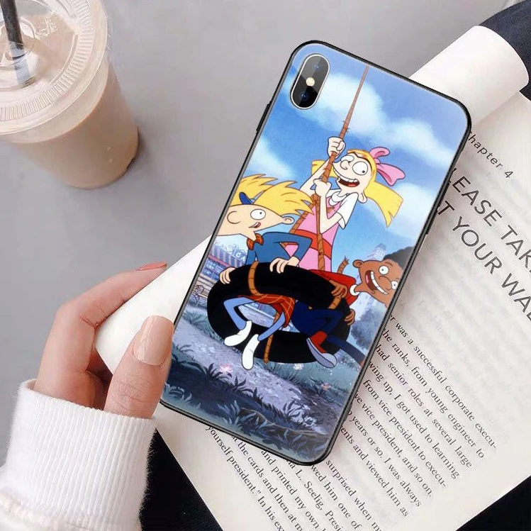 Hey Arnold Мягкий силиконовый чехол из ТПУ для iPhone 11 pro XS MAX 8 7 6 6S Plus X 5 5S SE XR | Мобильные
