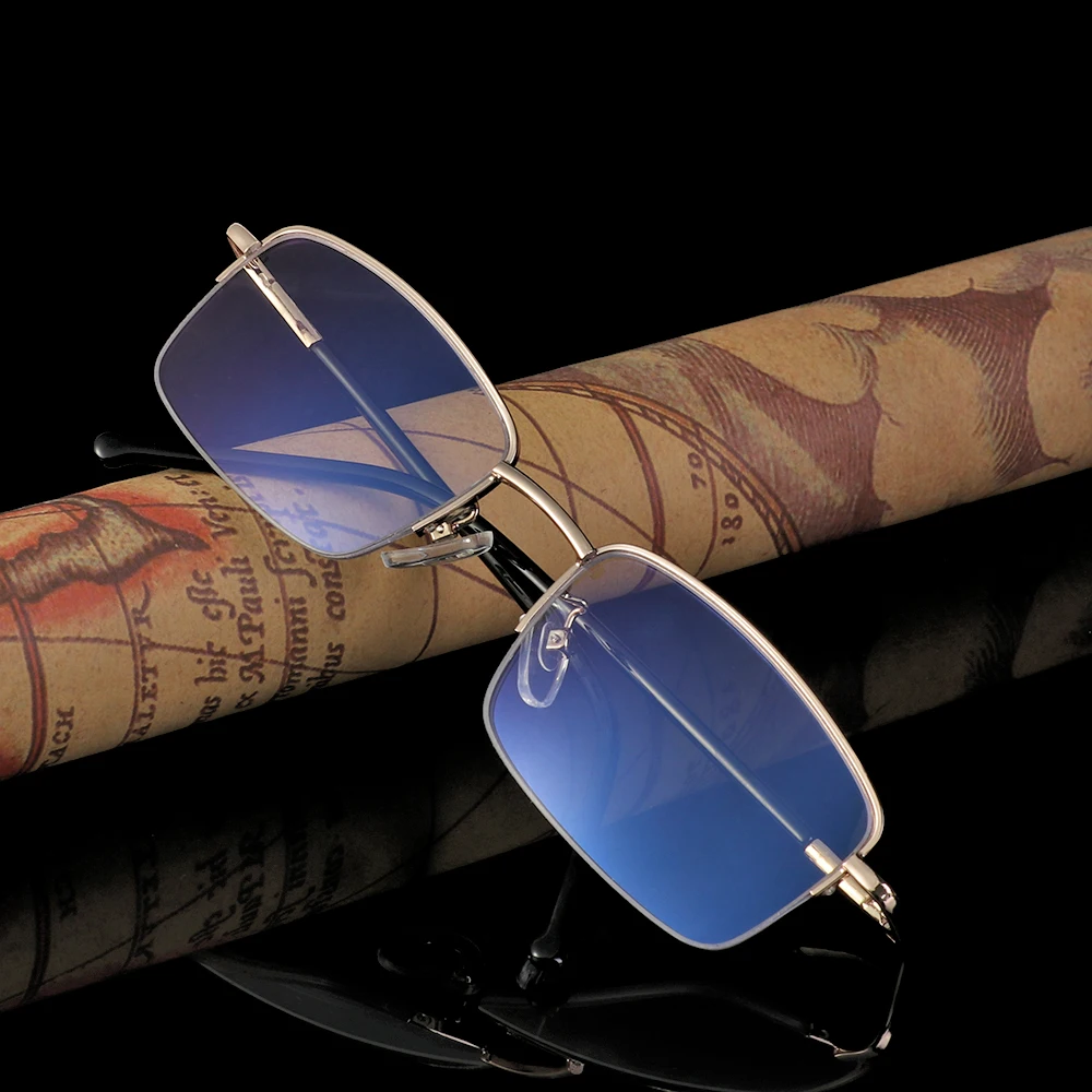 Очки для чтения унисекс модные Мультифокальные с защитой от сисветильник |