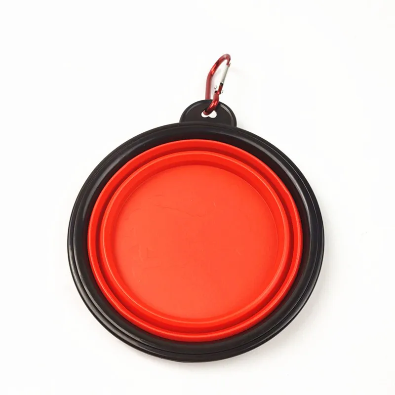 

350ml Dog Pet Folding Silicone Bowl Outdoor Travel Portable Puppy Food Container Feeder Dish Bowl Pet Dogs Accessories