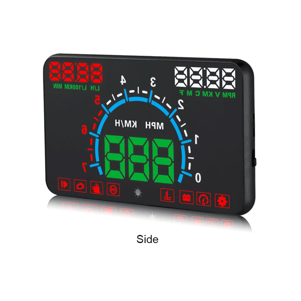 

Проектор скорости на лобовое стекло автомобиля E350 5,8 дюйма Hud OBD2